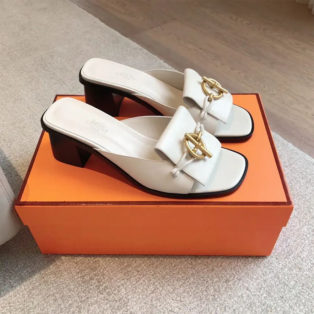 Hermes sandals heels