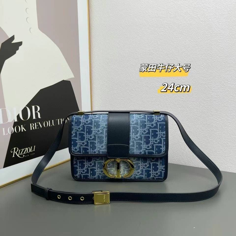 Dior bag blue denim