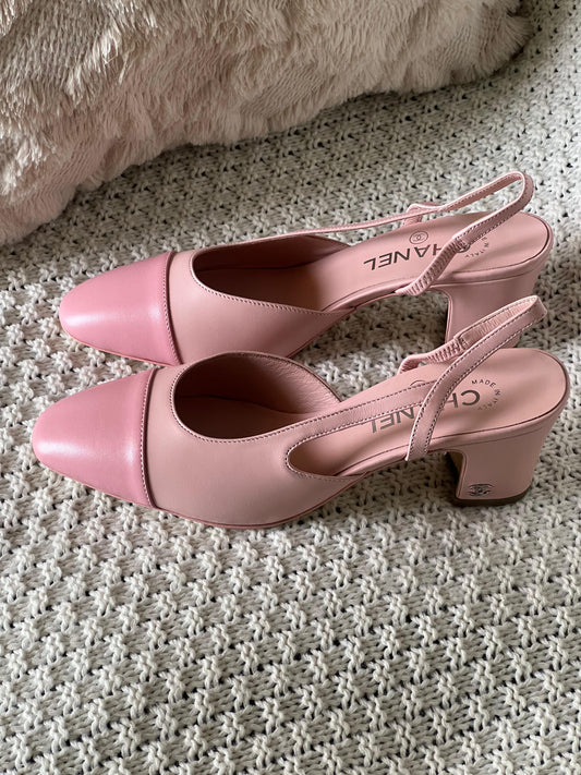 Chanel heels pink