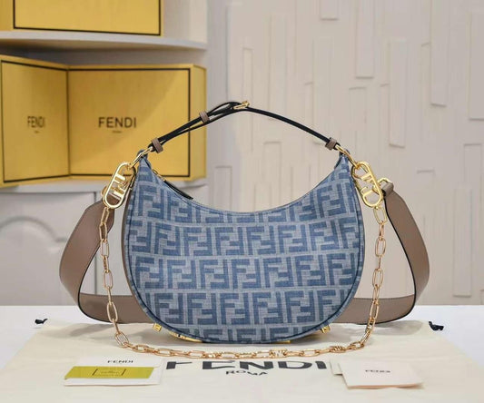 Fendi bag - blue denim (no chain)