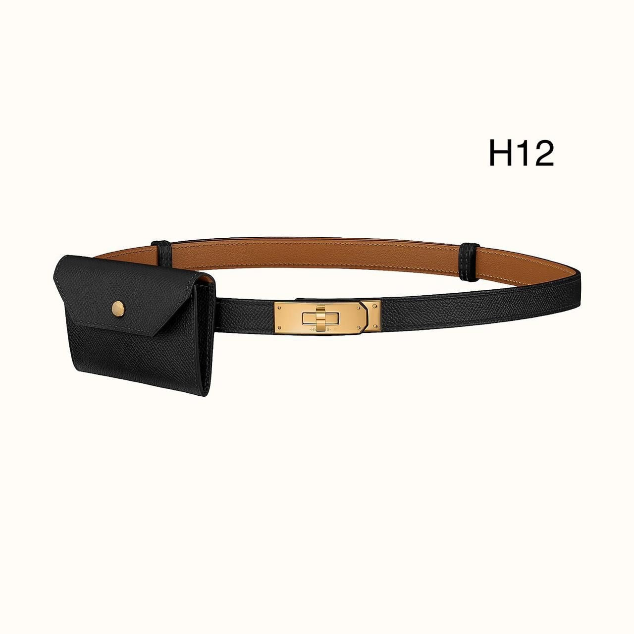 Hermes belt with wallet