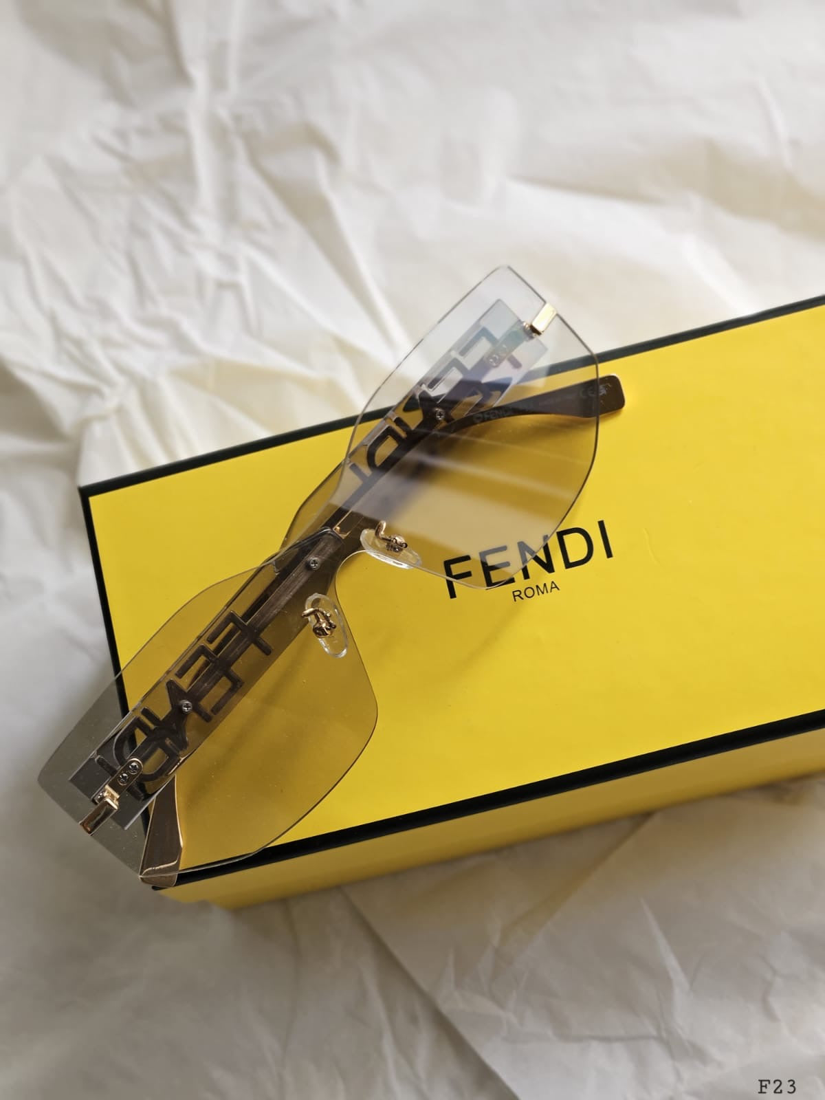 Fendi sunglasses transparent