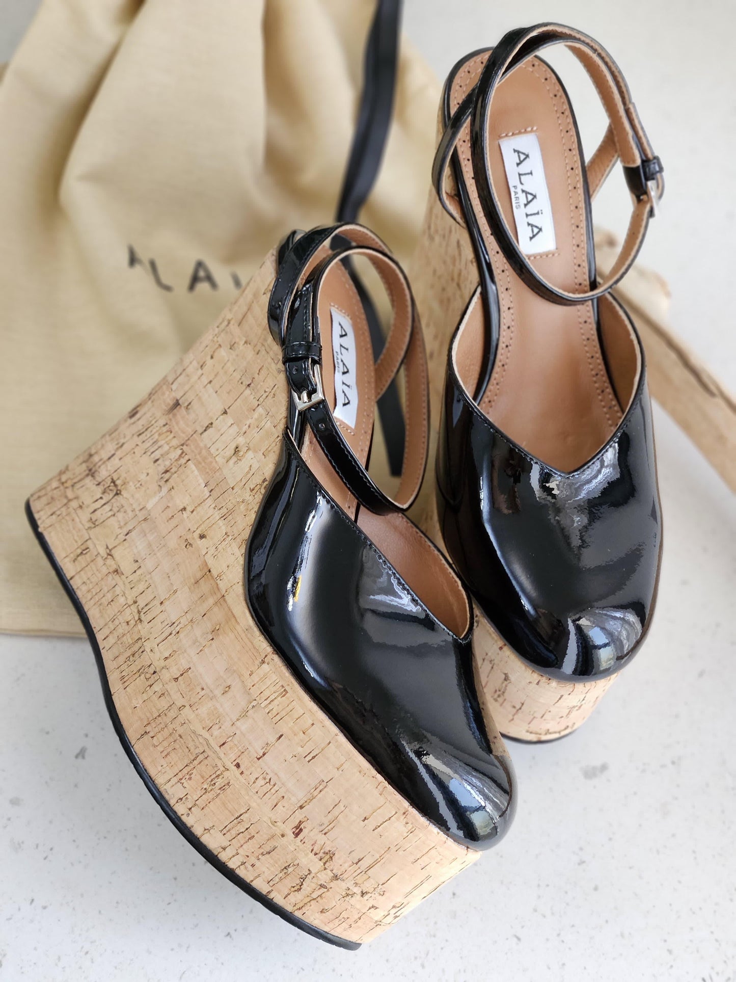 Alaia heels - wedges