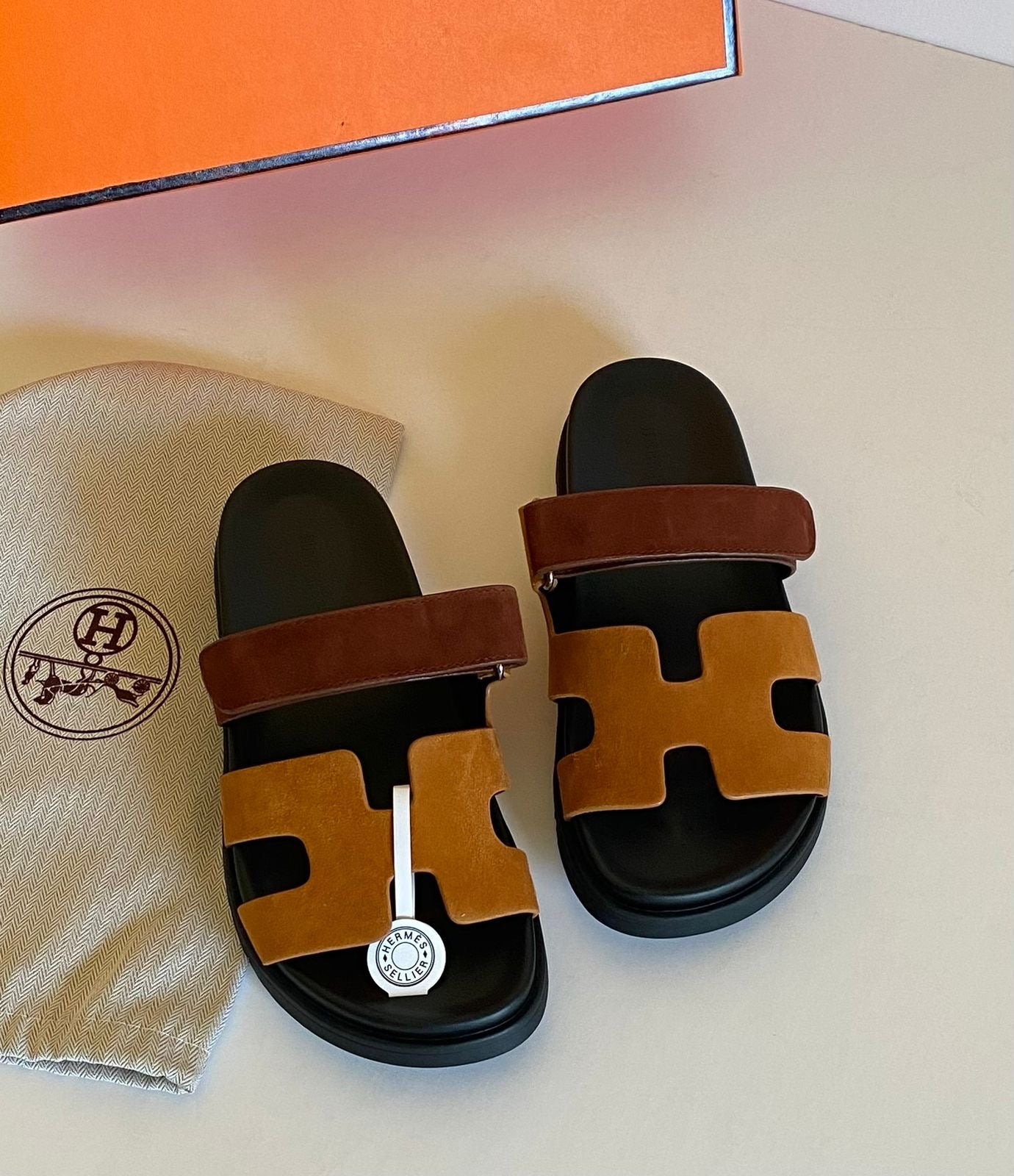 Hermes slippers chypre