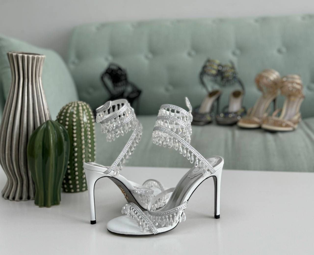 Rene caovilla sandals heels