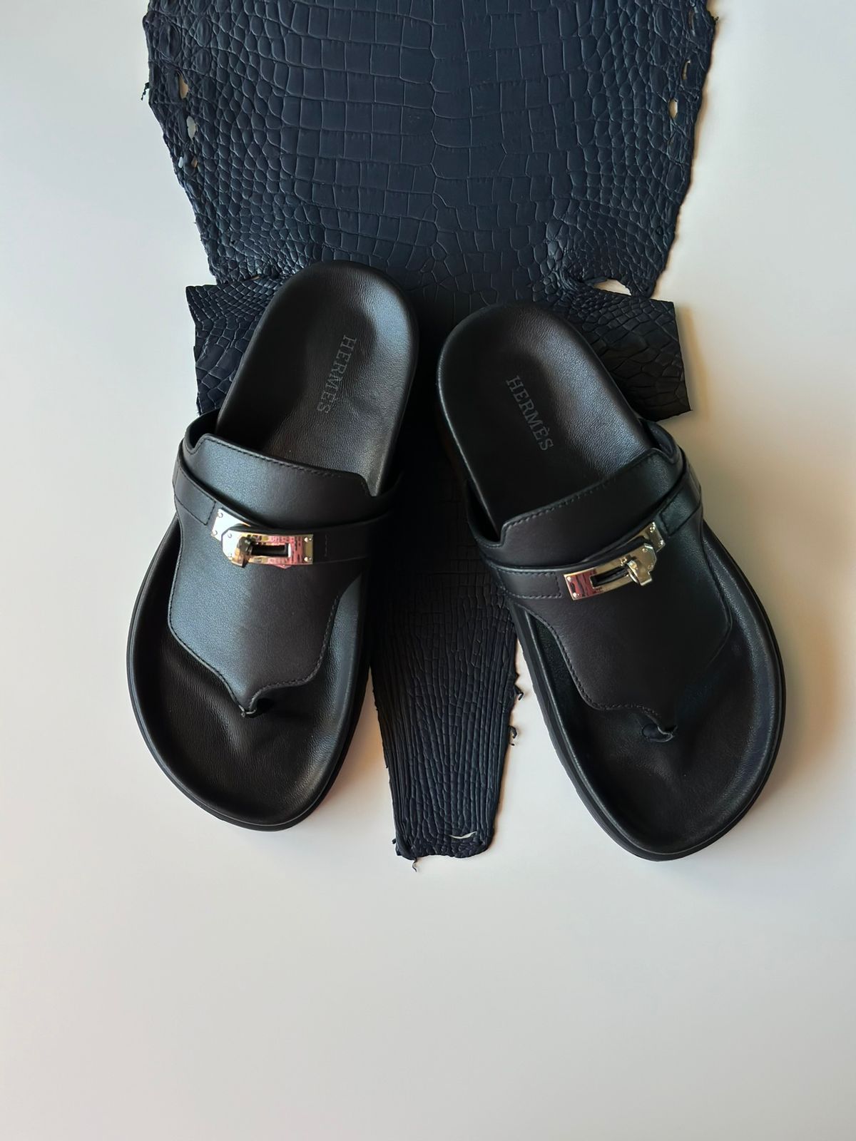 Hermes sandals.