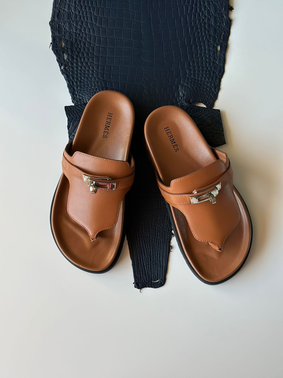 Hermes sandals.