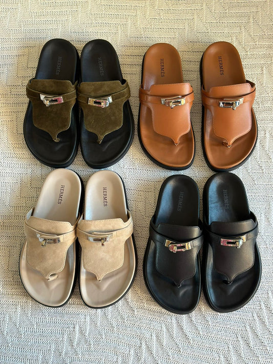 Hermes sandals.